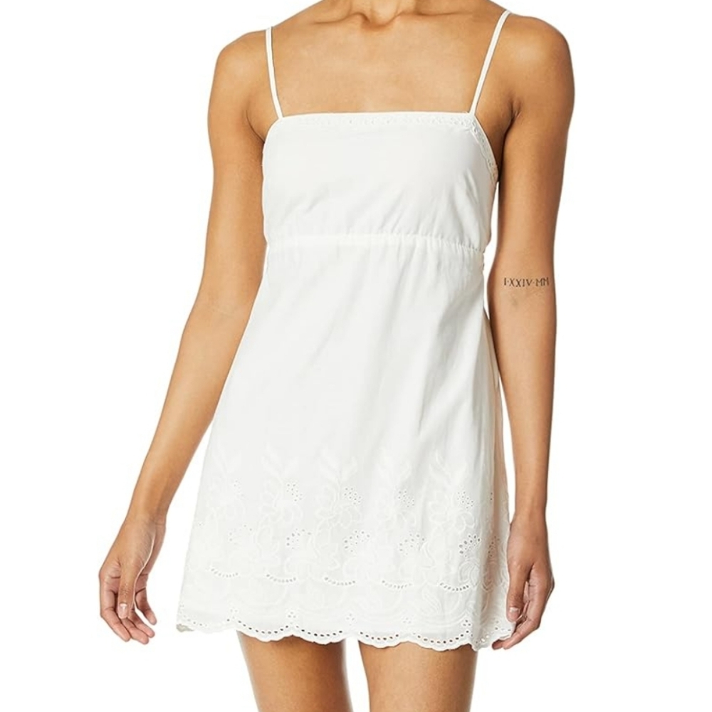 Show Me Your MuMu White Sleeveless Tunic / Dress Size M